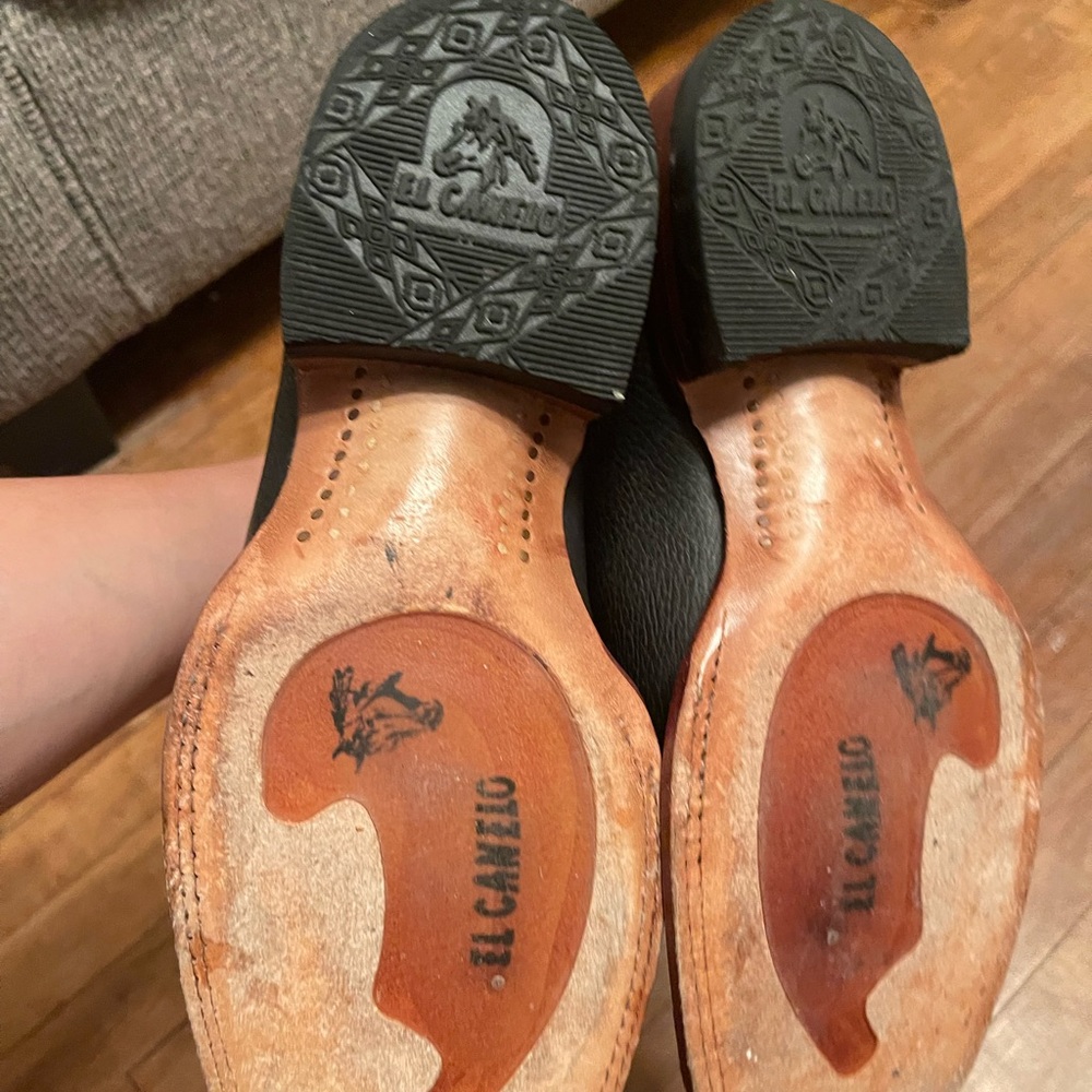 Black Leather Men's Shoes